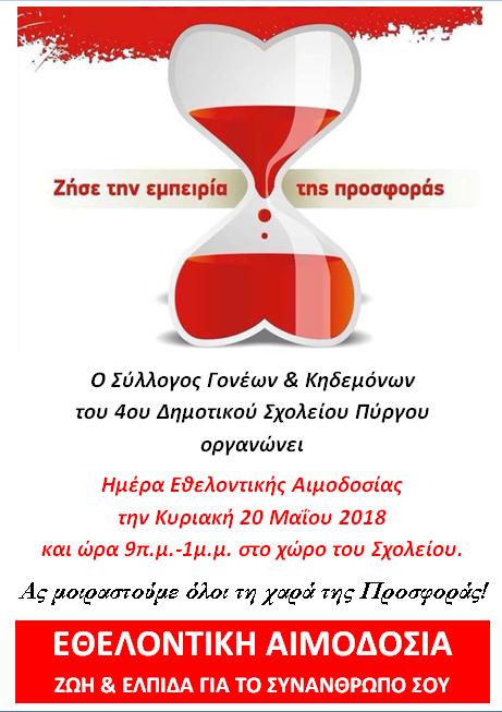 Εθελοντική Αιμοδοσία